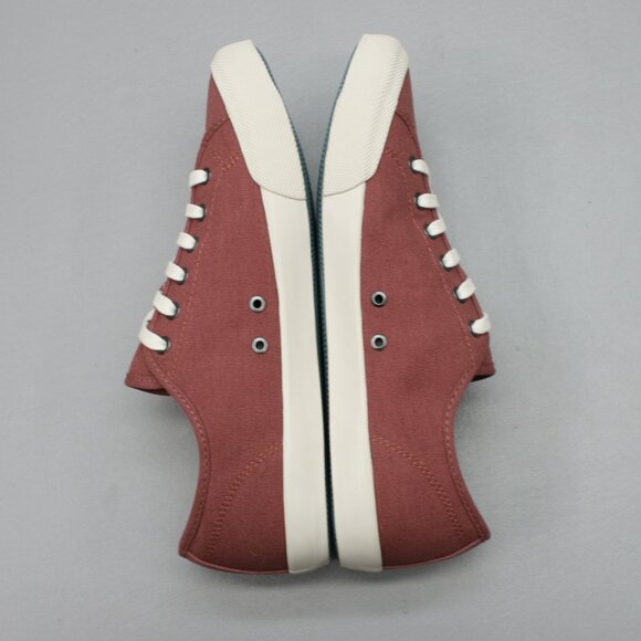 SeaVees Ladies 10 Monterey Standard Red Cotton Canvas Tennis Gym Shoes Sneakers - Picture 12 of 12